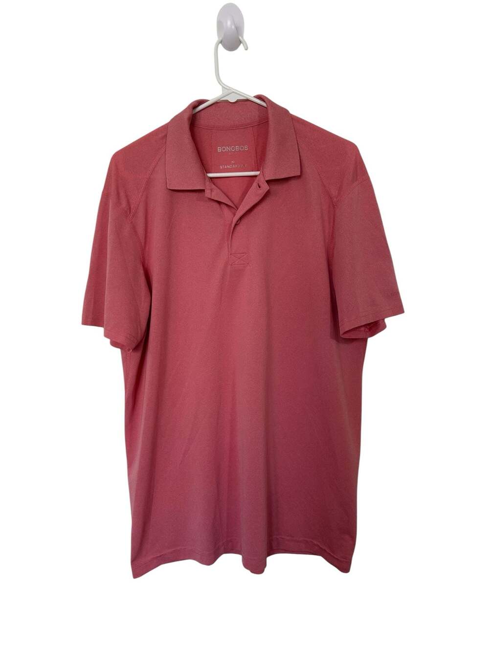 Bonobos Golf M Flex Polo Shirt Men’s M Pink Performance Stretch Standard Fit